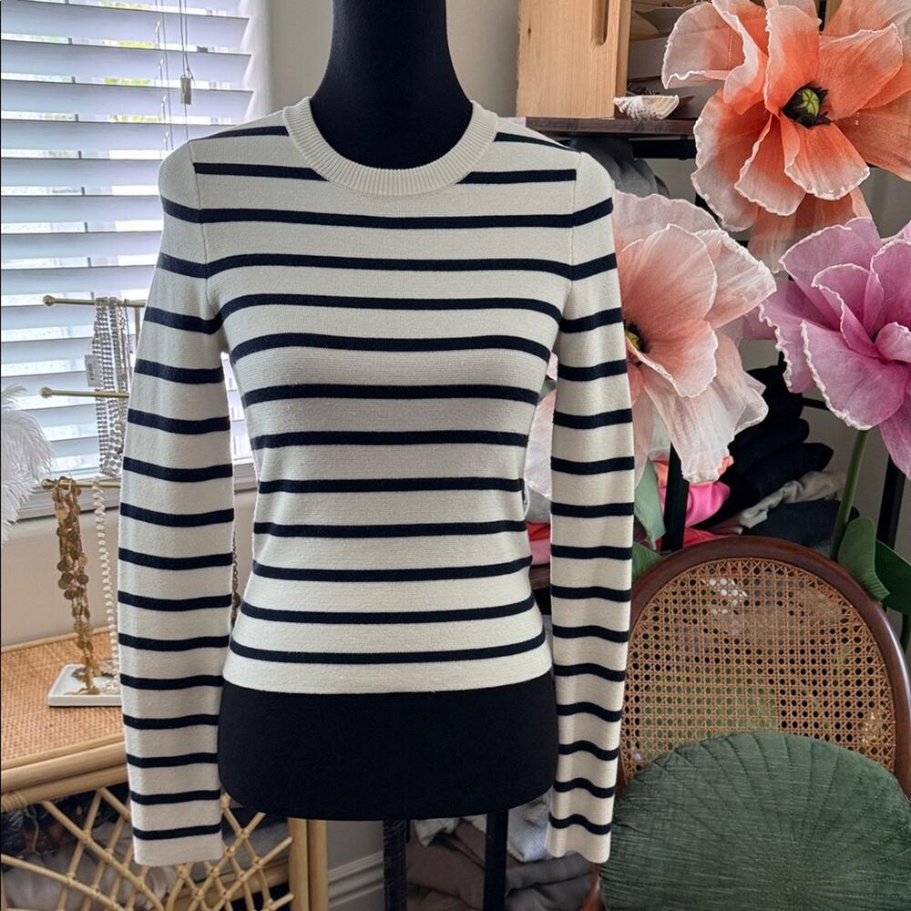 Abercrombie & Fitch Striped Nantucket Hamptons Preppy Nautical Yacht Sweater